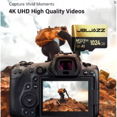 1024 GB Micro SD tipo atminties kortelė 1 1024 GB Micro SD tipo atminties kortelė 1