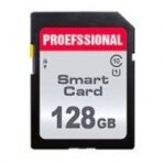 128 GB SD tipo atminties kortelė - sviesiai pilka