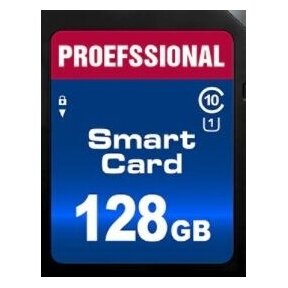 128 GB SD tipo atminties kortelė - tamsiai melyna