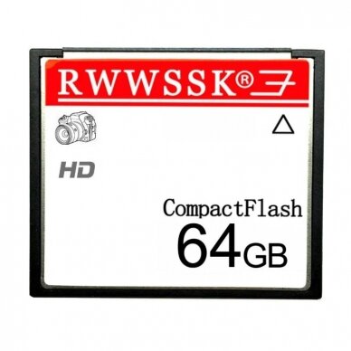 64 GB CF tipo atminties kortelė