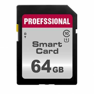 64 GB SD tipo atminties kortelė