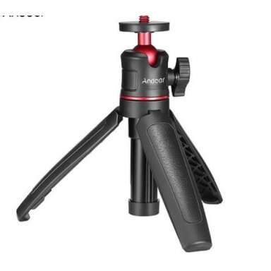 Andoer MT-08 mini stalinis trikojis su 1/4 colio laikikliu